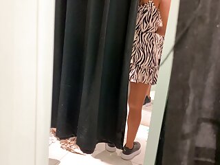 Recording A Sexy Girl In Public Dressing Room, I Almost Caught 3 free video