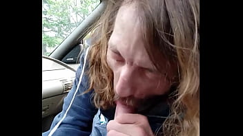 Giving Morning Blowjob To My Buddy In Car free video