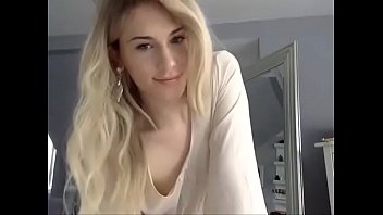 Cute Blonde Tgirl Handles A Butt Plug Toy, Live On Dickgirls.xyz free video
