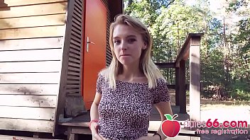 Sweet Teen Lily Ray Gets Boned Behind An Old Shack And Swallows A Big Load! (English) Dates66.Com free video