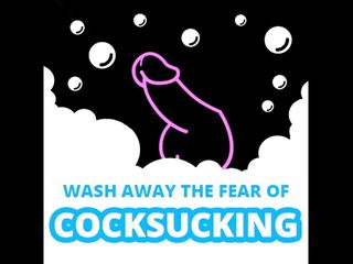 Wash Away The Fear Of Cock Sucking Audio free video