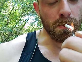 Muscular Guy Is Walking And Masturbate Outdoor free video