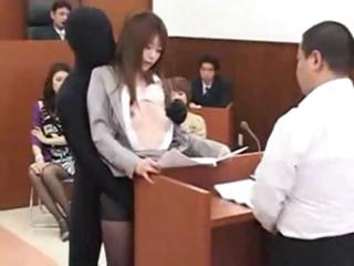 Japanese Babe Lawyer Gets Fucked By A Invisible Man free video
