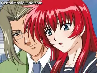 Sexy Redhead Anime Babe Blows Tube Part6 free video